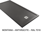 Receveur de douche, sur mesure, largeur 60 à 210 cm X 60 à 100 cm, Garantie 5 ans, résine pleine masse PN24 de couleurs, LIVRAISON RAPIDE, OFFERTE